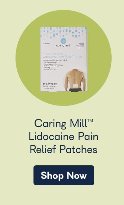 Caring Mill™ Lidocaine Pain Relief Patches