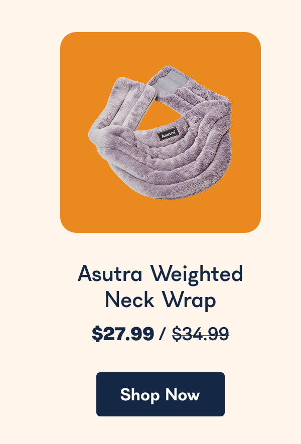 Asutra Weighted Neck Wrap. - Shop Now