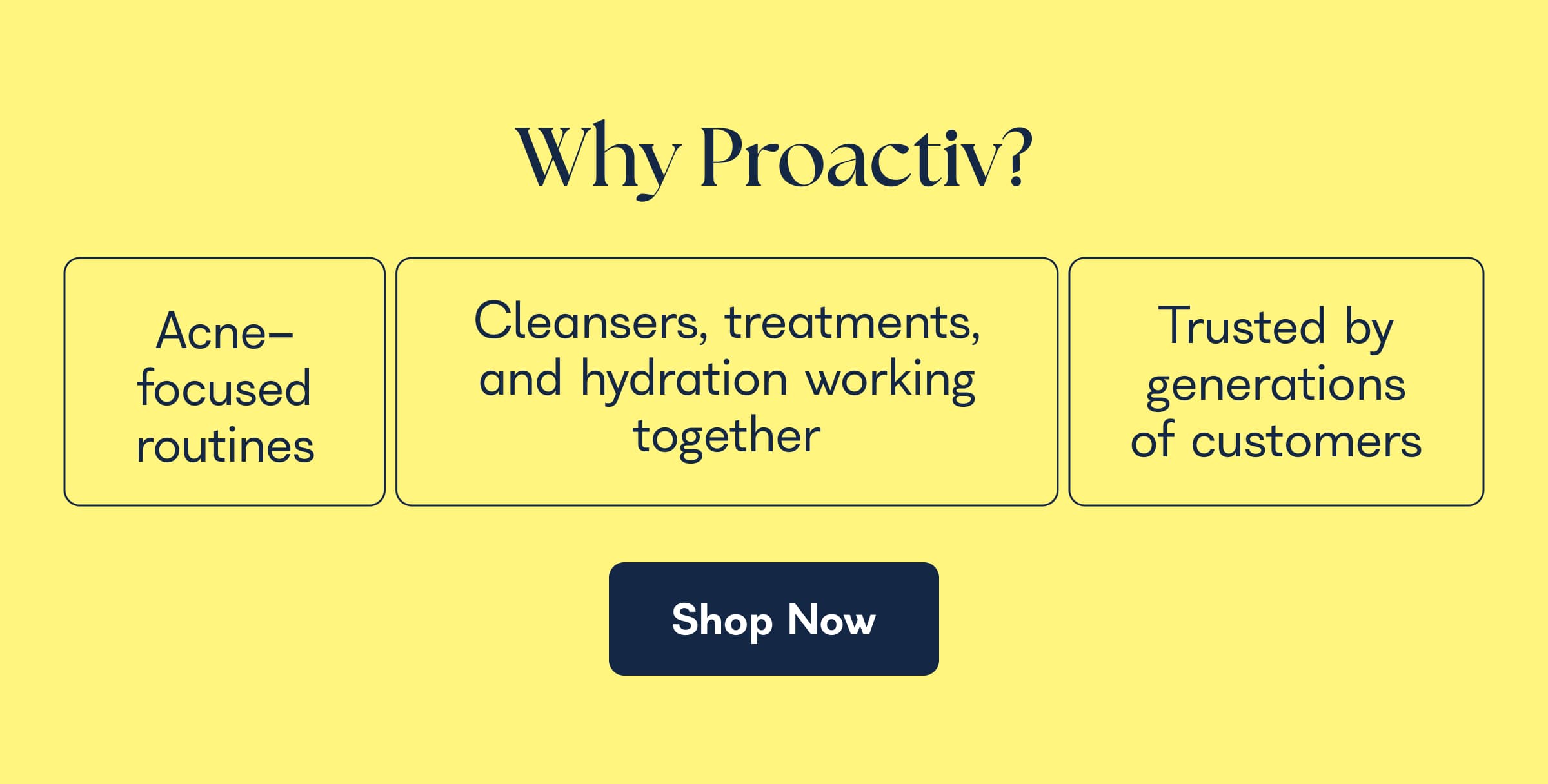 Why Proactiv? 