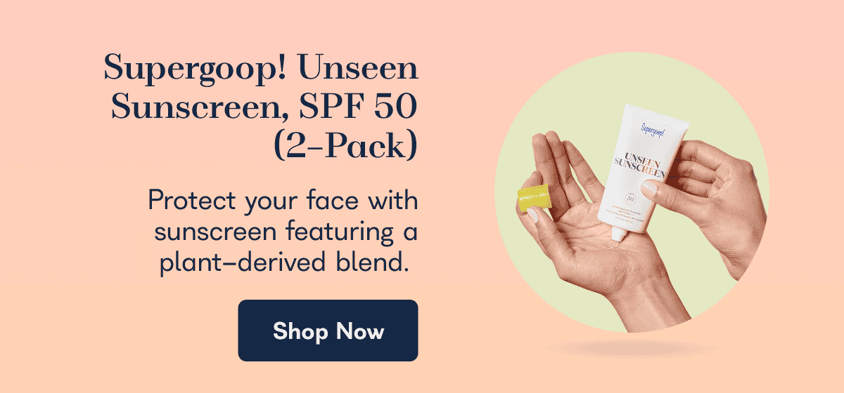 Supergoop! Unseen Sunscreen, SPF 50 (2-Pack)