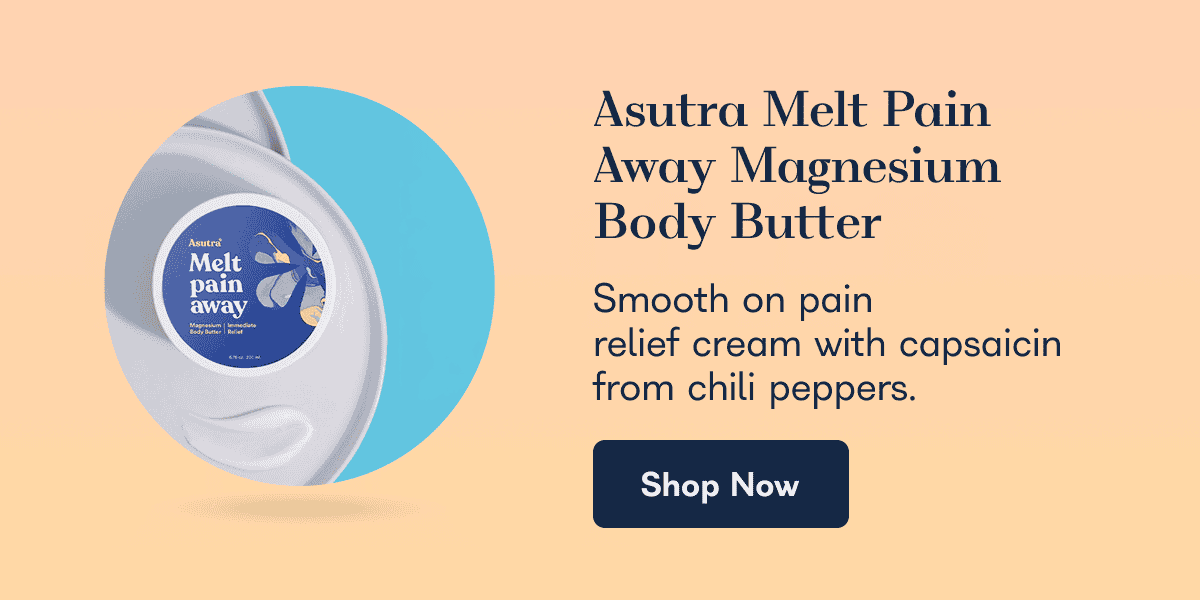 Asutra Melt Pain Away Magnesium Body Butter