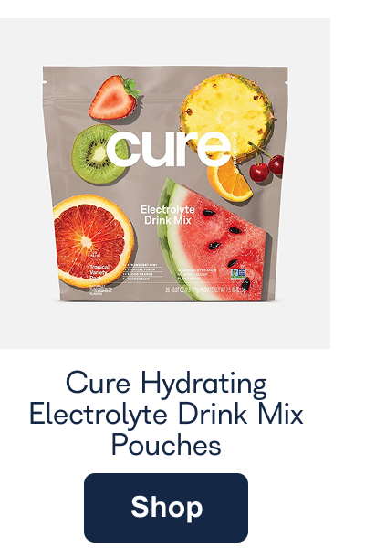 Cure Hydrating Electrolyte Drink Mix Pouches