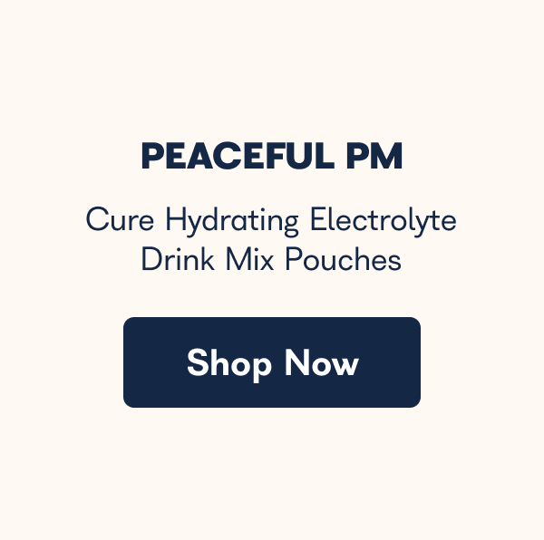 PEACEFUL PM Cure Hydrating Electrolyte Drink Mix Pouches