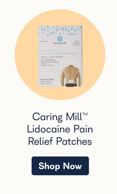 Caring Mill™ Lidocaine Pain Relief Patches