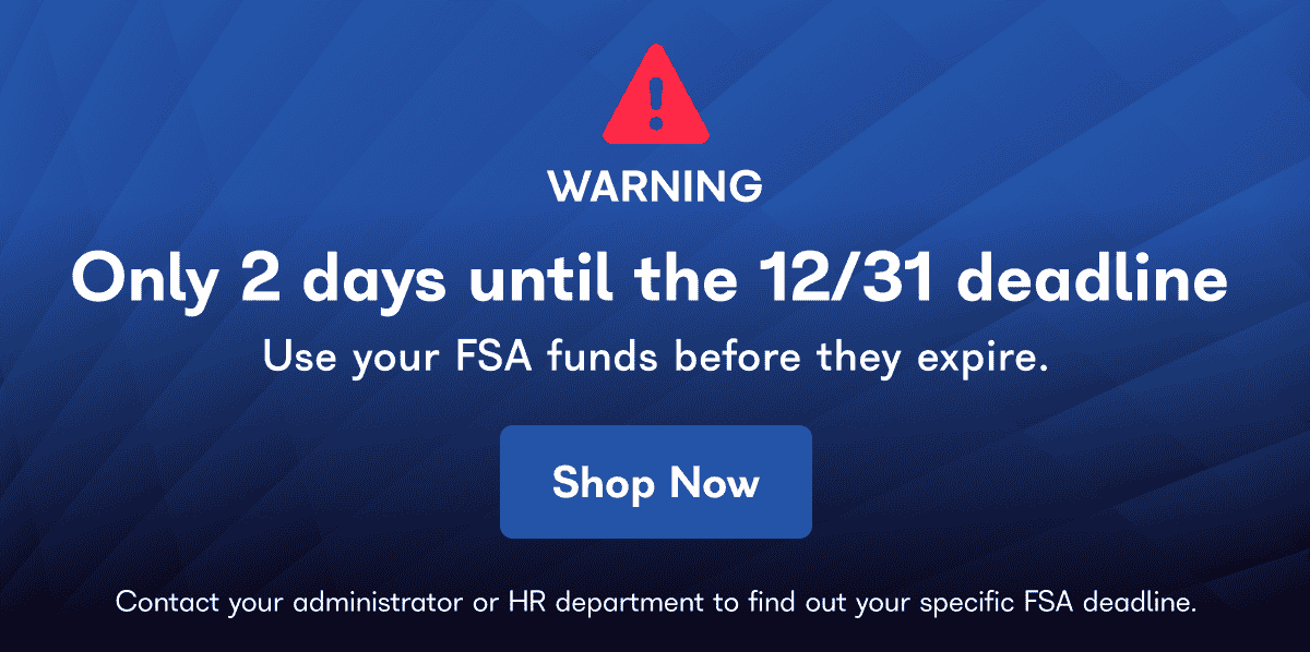 Only 2 days until the 12/31 deadline