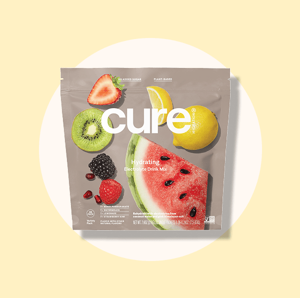 Cure Hydrating Electrolyte Drink Mix Pouches