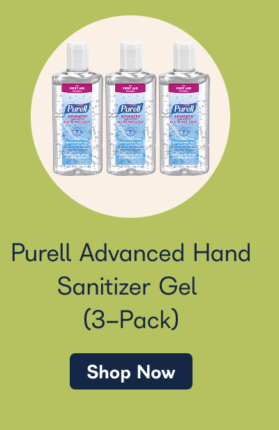 Purell Advanced Hand Sanitizer Gel (3-Pack)