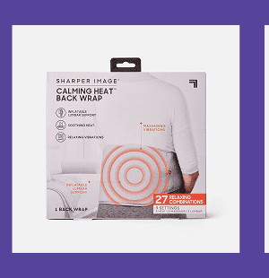Sharper Image Calming Heat Back Wrap