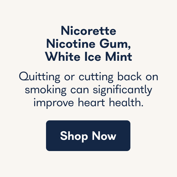Nicorette Nicotine Gum, White Ice Mint