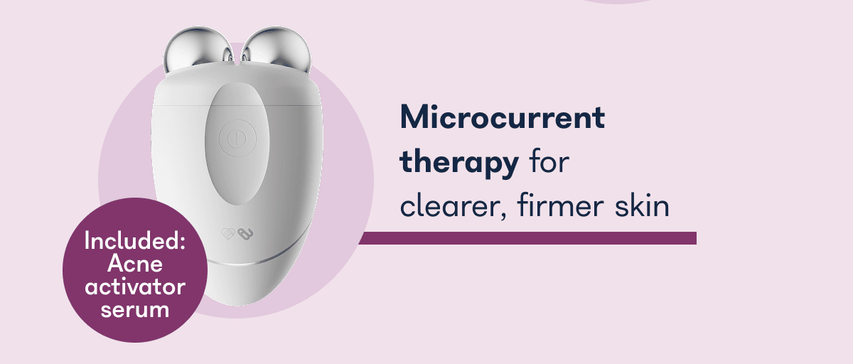 Microcurrent therapy for clearer, firmer skin
