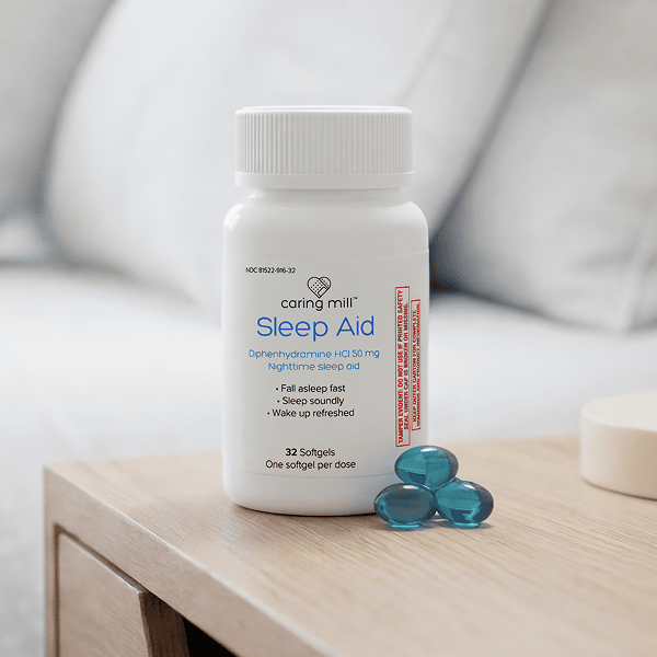 Caring Mill™ Maximum Strength Sleep Aid Soft Gels