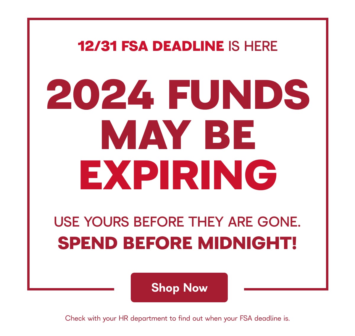 2024 funds may be expiring!