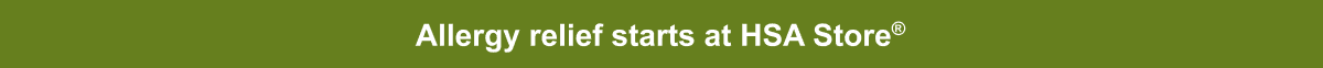 Allergy relief starts at HSA Store®