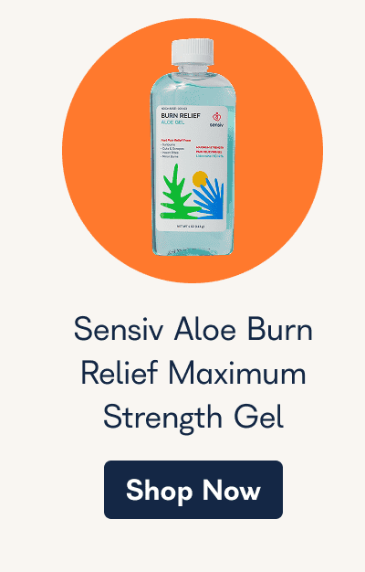 Sensiv Aloe Burn Relief Maximum Strength Gel