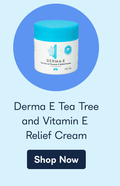 Derma E Tea Tree and Vitamin E Relief Cream, 4 oz.
