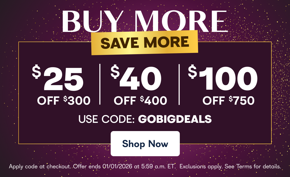 Save up to $100. Shop the sitewide sale!