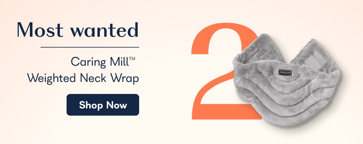 Most wanted - Caring Mill™ Weighted Neck Wrap with Hot and Cold Therapy, Lavender Infused
