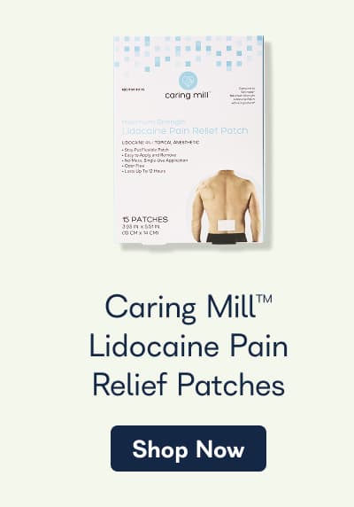 Caring Mill™ Lidocaine Pain Relief Patches. - Shop Now