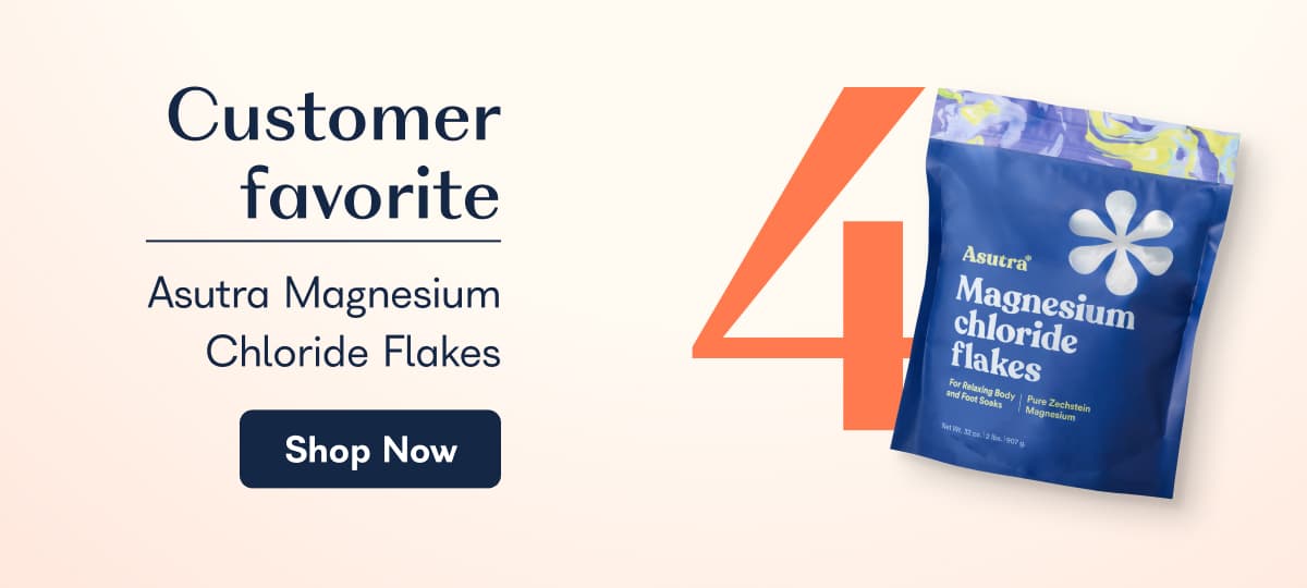 Customer favorite - Asutra Magnesium Chloride Flakes, 2 lbs.