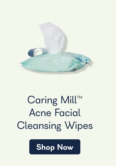 Caring Mill™ Acne Facial Cleansing Wipes. - Shop Now