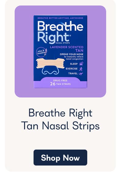 Breathe Right Tan Nasal Strips