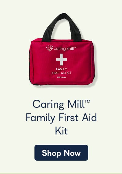 Caring Mill™ Family First Aid Kit. - Shop Now