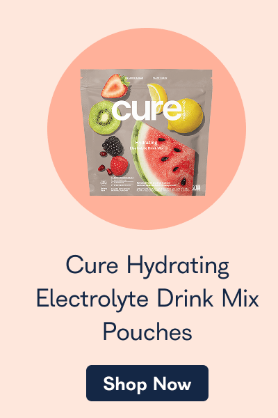 Cure Hydrating Electrolyte Drink Mix Pouches
