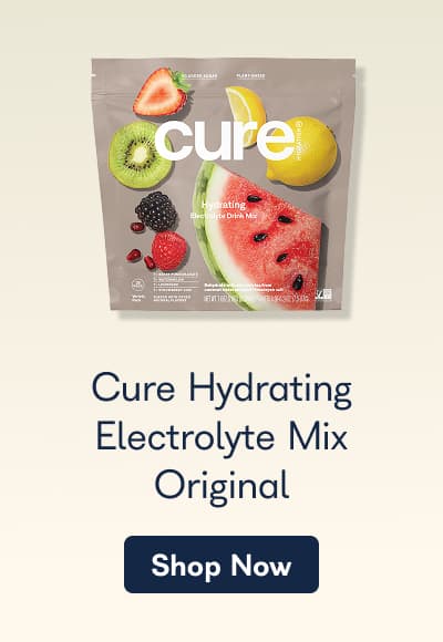 Cure Hydrating Electrolyte Mix Original. - Shop Now