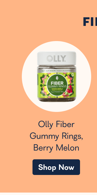 Olly Fiber Gummy Rings, Berry Melon