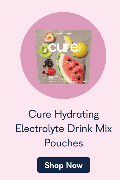 Cure Hydrating Electrolyte Drink Mix Pouches