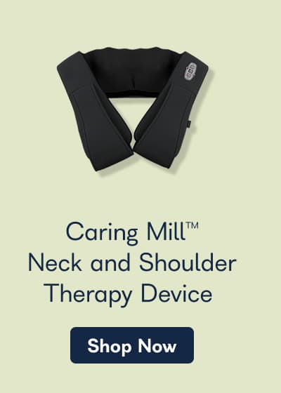 Caring Mill Neck and Shoulder Pulse Heat Therapy Device. - Shop Now