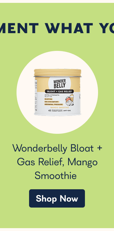 Wonderbelly Bloat + Gas Relief, Mango Smoothie