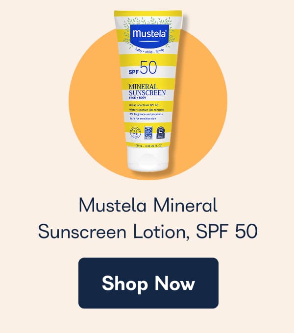 Mustela Mineral Sunscreen Lotion, SPF 50