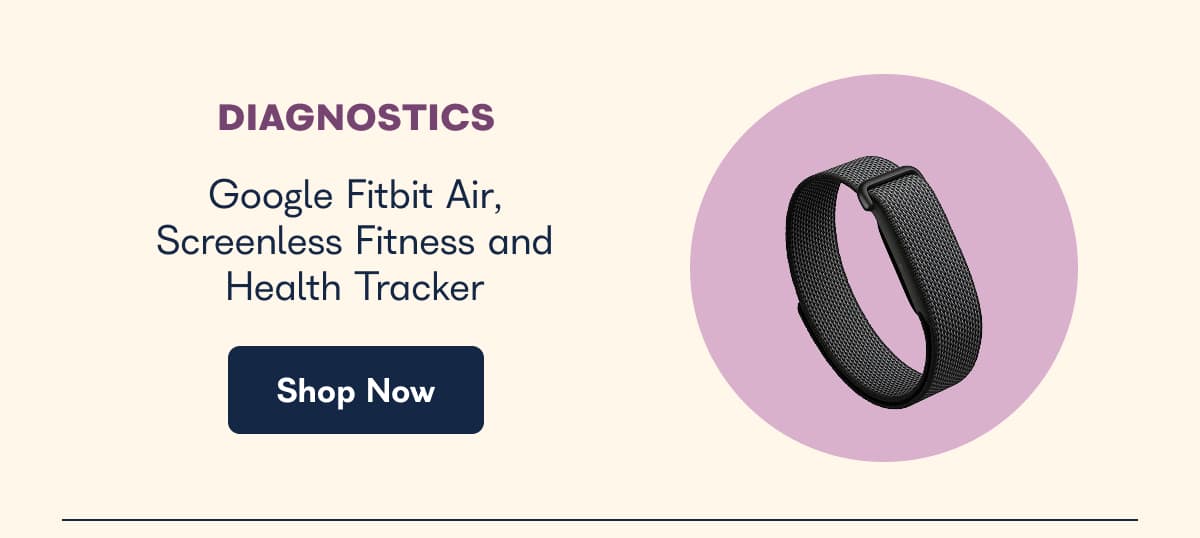 Google Fitbit Air, Screenless Fitness and Health Tracker, Obsidian