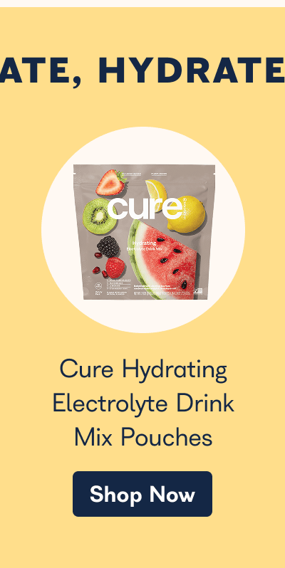 Cure Hydrating Electrolyte Drink Mix Pouches