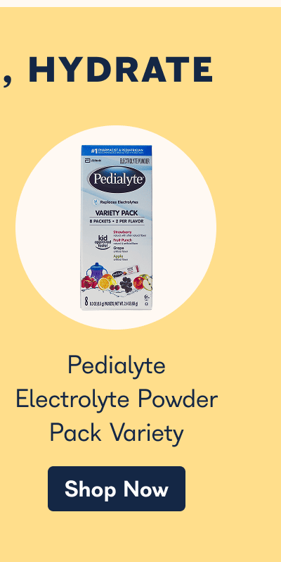 Pedialyte Electrolyte Powder Pack Variety