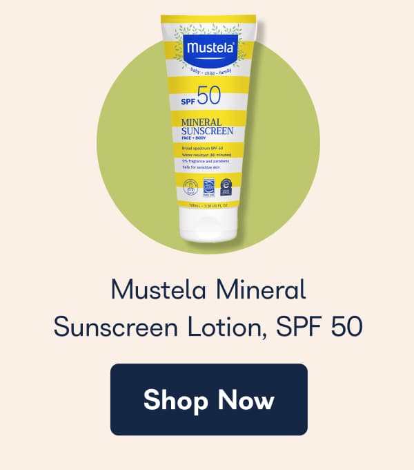 Mustela Mineral Sunscreen Lotion, SPF 50