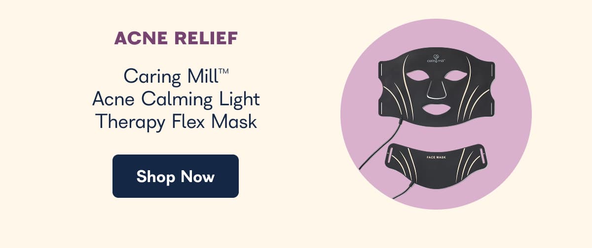 Caring Mill™ Acne Calming Light Therapy Flex Mask