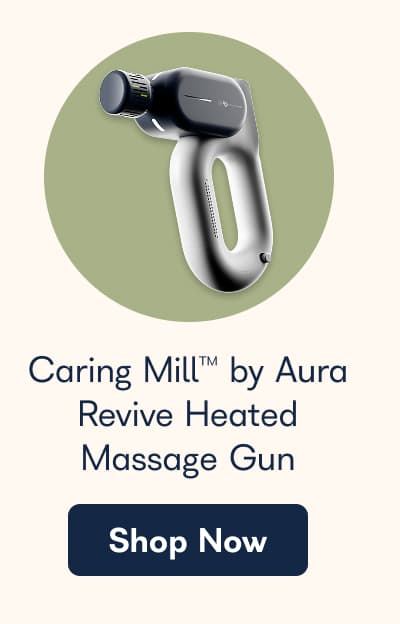 Caring Mill™ by Aura Revive Heated Massage Gun - Shop Now