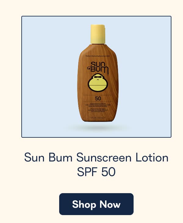 Sun Bum Sunscreen Lotior SPF 50 Shop Now
