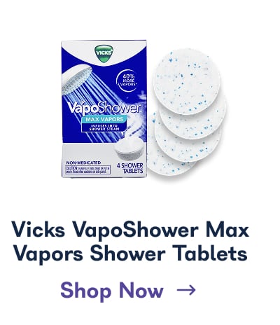 Vicks VapoShower Max Vapors Shower Tablets