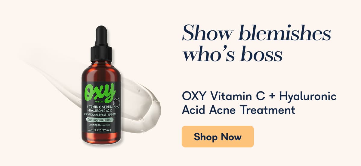 OXY Vitamin C + Hyaluronic Acid Acne Treatment