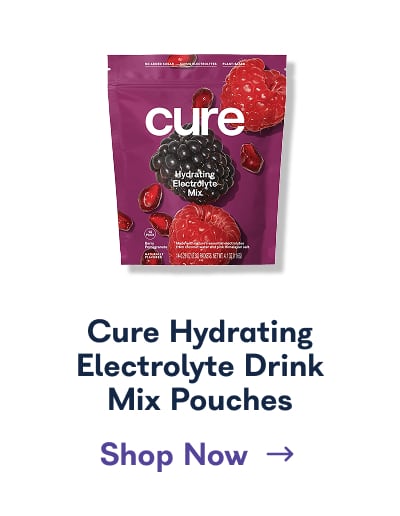 Cure Hydrating Electrolyte Drink Mix Pouches
