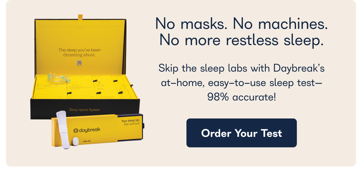 No masks. No machines. No more restless sleep.