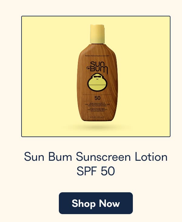 Sun Bum Sunscreen Lotion SPF 50 Shop Now