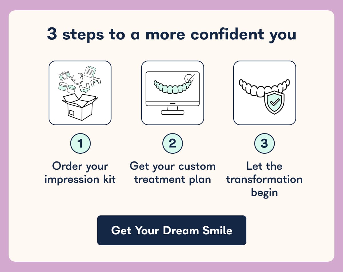 Three steps to a straighter smile from home