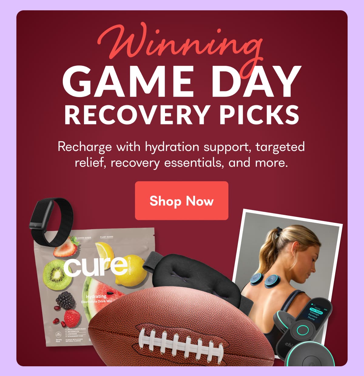 GAME DAY RECOVERY PICKS