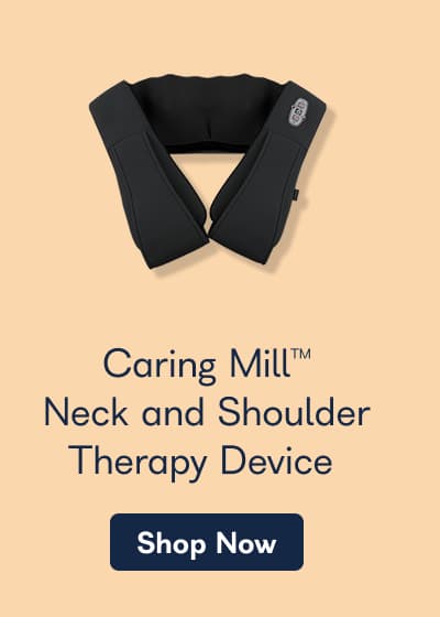 Caring Mill Neck and Shoulder Pulse Heat Therapy Device. - Shop Now