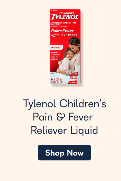 Tylenol Children’s Pain & Fever Reliever Liquid. - Shop Now