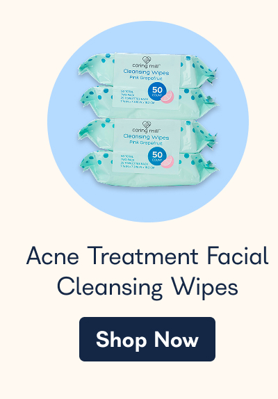 Caring Mill™ Acne Treatment Facial Wipes